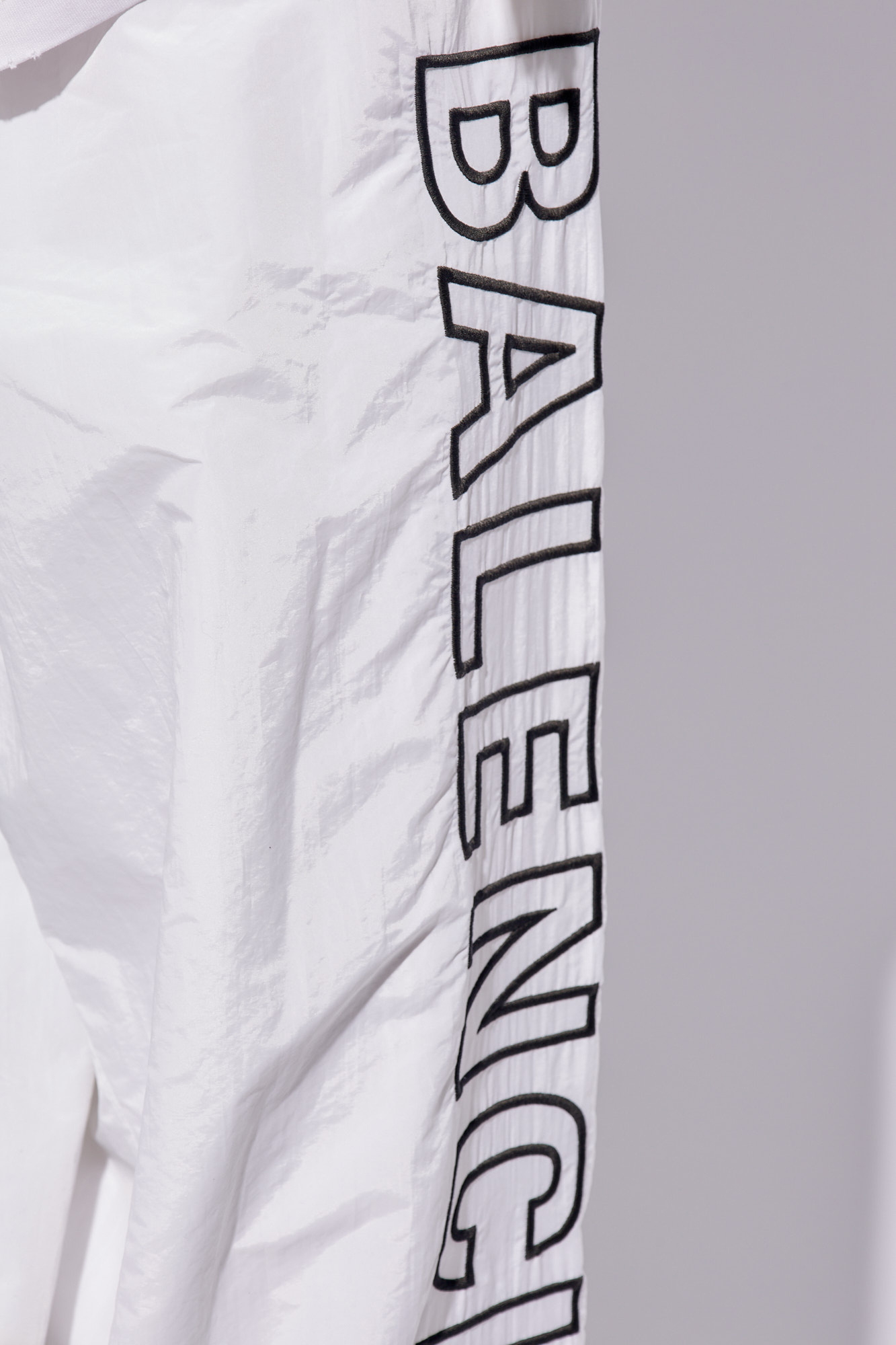 White Track pants with logo Balenciaga